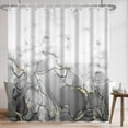 thumbnail image 1 of Grey Shower Curtain, Abstract Marble Shower Curtain for Bathroom Waterproof Fabric Shower Curtain Set with Hooks-72"W x 96"L (Pack of 1), 1 of 7
