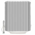 thumbnail image 1 of Grey Shower Curtains for Bathroom Waterproof Fabric Bath Curtains Decor Bath Tub Curtain Modern Pure Gray Decorative Shower Curtain Sets with 12 Hooks, 72x72 Inch, 1 of 6