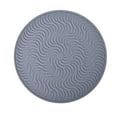 thumbnail image 1 of Grey Silicone Heat Insulation Mat With Geometric Design, High-Temperature Proof And Waterproof, For Kitchen Counter And Outdoor Picnic, 8.07X8.07X0.29In 0.19Lb, 1 of 7