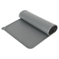 Grey Silicone Pet Feeding Mat Waterproof Prevent Slipping and