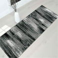 thumbnail image 1 of Grey/Silver/Black/Abstract Contemporary Modern Design Mixed Brush Pattern Colors Area Rug, 1 of 7
