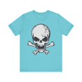 thumbnail image 1 of Grey Skull Graphic Design Tee, Skull Shirt, Vintage Tees, Art Design T-Shirt, Vintage Graphic Tee, Art Shirts with Skulls, 1 of 115