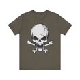 thumbnail image 1 of Grey Skull Graphic Design Tee, Skull Shirt, Vintage Tees, Art Design T-Shirt, Vintage Graphic Tee, Art Shirts with Skulls, 1 of 115