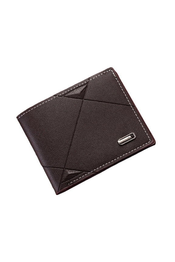 Grey Sleek Slim Bifold Wallet For Men Rfid Blocking Credit Card Compartments Money Clip Compact Lightweight Pu Leather Minimalist Design Front Pocket Wallet Secure Closure