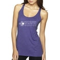 thumbnail image 1 of Grey Sloan Grey's Anatomy Pop Tri-Blend Racerback Tank Top, Purple Rush, Large, 1 of 3