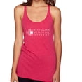 thumbnail image 1 of Grey Sloan Grey's Anatomy Pop Tri-Blend Racerback Tank Top, Shocking Pink, Small, 1 of 3