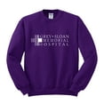 thumbnail image 1 of Grey Sloan Grey's Anatomy Pop Unisex Crewneck Graphic Sweatshirt, Purple, 3XL, 1 of 3