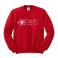 thumbnail image 1 of Grey Sloan Grey's Anatomy Pop Unisex Crewneck Graphic Sweatshirt, Red, Small, 1 of 3