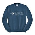 thumbnail image 1 of Grey Sloan Grey's Anatomy Pop Unisex Crewneck Graphic Sweatshirt, Vintage Heather Navy, 3XL, 1 of 3
