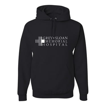 Grey Sloan Grey's Anatomy Pop Unisex Graphic Hoodie Sweatshirt, Black, Small