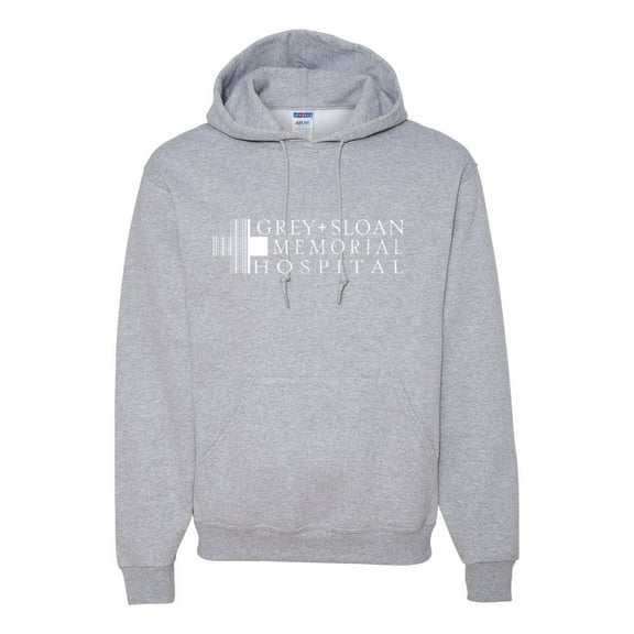 Grey Sloan Grey's Anatomy Pop Unisex Graphic Hoodie Sweatshirt, Heather Grey, Medium