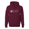 thumbnail image 1 of Grey Sloan Grey's Anatomy Pop Unisex Graphic Hoodie Sweatshirt, Maroon, Small, 1 of 3