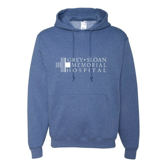 Grey Sloan Grey's Anatomy Pop Unisex Graphic Hoodie Sweatshirt, Vintage Heather Blue, 2XL