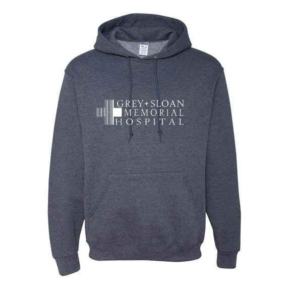 Grey Sloan Grey's Anatomy Pop Unisex Graphic Hoodie Sweatshirt, Vintage Heather Navy, Small