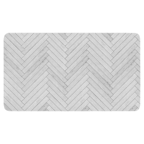 Grey Small Pattern Linen Non-slip Floor Mat, Entryway Doormat Durable Low-Profile Mat Home Decor, Welcome Mats Washable Kitchen Bathroom Laundry Bedroom Living Room Door Mat 30x17in