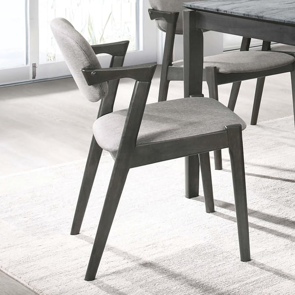 Grey - Smooth Black Finish, Comfort Features - Dining, Additional Seating - Contemporary Look