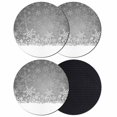 thumbnail image 1 of Grey Snowflakes Christmas Coasters Set of 4, Absorbent Coasters for Drinks, Winter Holiday Xmas Snowflake Coaster for Desk Coffee Table Protection, Home Decor House Warming Gifts 4", 1 of 8