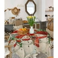 thumbnail image 1 of Grey Snowman Christmas Tablecloth Square Table Cloth 60x60 , Waterproof Tablecloth Outdoor Table Cloth, Farmhouse Tree Xmas Washable Table Cover for Kitchen Dining Party, 1 of 8