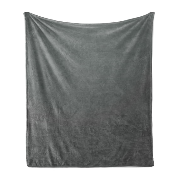 Grey Soft Flannel Fleece Throw Blanket, Digital Creation of an Abstract Dark Colored Background Classical Print, Cozy Plush for Indoor and Outdoor Use, 50" x 60", Sage Green Grey Teal, by Ambesonne