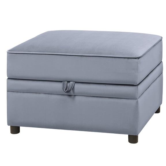 Grey Solid Pattern - Hidden Storage Compartment - Main Living Space - Elegant and Spacious