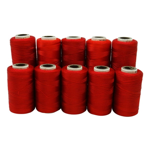 Grey Spool Hand Machine Polyester Sewing Serger Overlocking 400 Mtr Thread