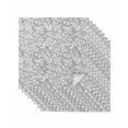 thumbnail image 1 of Grey Spring Floral Cloth Napkins Set of 8 Reusable Dinner Napkins, Farmhouse Flowers Elegant Pastoral Cocktail Napkin Washable Table Napkins for Wedding/Holiday Party/Baby Shower 20"x20", 1 of 7