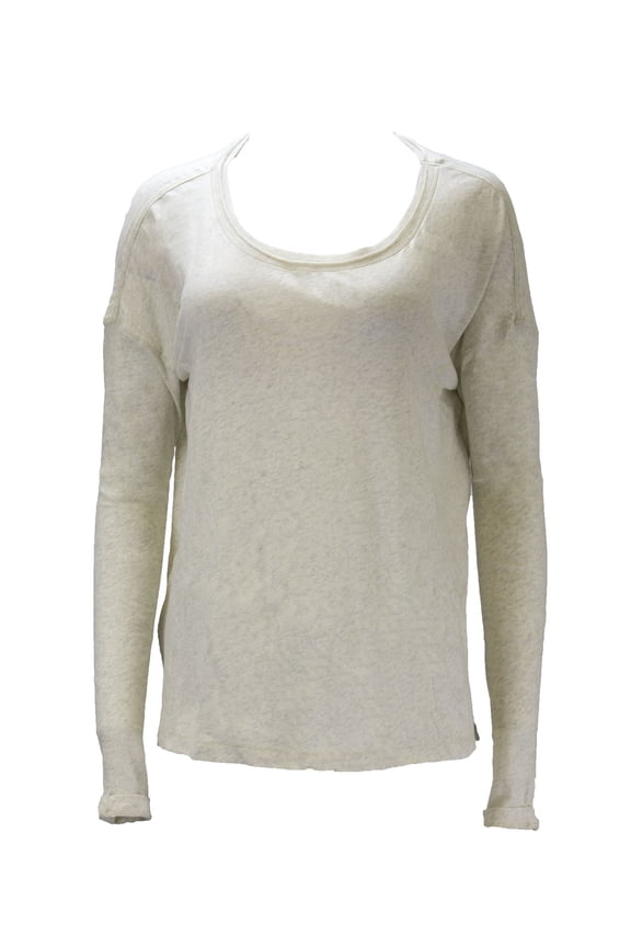 Women's Cotton Yummy Tee, Crme Heather, Large