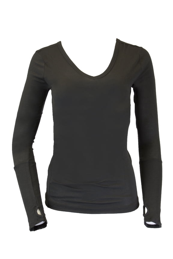 Women's V Front Back Tee, Slate Grey, Small