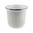 thumbnail image 1 of Grey Steel Camping Mug, Pattern Mosaic Tiles with Moroccan Floral Traditional Symmetric Work of Art Print, Printed Thermal Cup for Camping and Outdoor Activities, by Ambesonne, 1 of 2