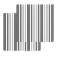thumbnail image 1 of Grey Stripe Kitchen Dish Towels for Drying Dishes Set of 2, Farmhouse Minimalist Striped Waffle Weave Microfiber Hand Tea Bathroom Towels Quick Dry & Absorbent Towel 12x12, 1 of 7