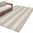 thumbnail image 1 of Grey Striped Area Rug 3x5 Washable Rug Non Slip Beige Vintage Classic Abstract Stripes Large Area Rug Indoor Floor Carpet for Entryway Bedroom Kitchen Living Room Home Office Dining Room Nursery, 1 of 9