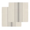 thumbnail image 1 of Grey Striped Kitchen Dish Towels for Drying Dishes Set of 2, Beige Geometric Modern Minimalist Waffle Weave Microfiber Hand Tea Bathroom Towels Quick Dry & Absorbent Towel 12x12, 1 of 7