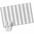 thumbnail image 1 of Grey Striped Large Area Rugs for Bedroom Living Room, Soft Non Slip Carpet Bedside Rug, Modern Farmhouse Gray White Stripes Rectangular Floor Cover Kitchen Accent Rug 2'x3' for Dining Room/Office, 1 of 9