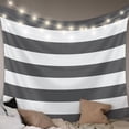 thumbnail image 1 of Grey Stripes Small Tapestry for Bedroom Wall Hanging Tapestry, Simple Gray White Texture Ceiling Backdrop Tapestries Poster Blanket Wall Decor for Teens Room Living Room Dorm 23" x 28", 1 of 8
