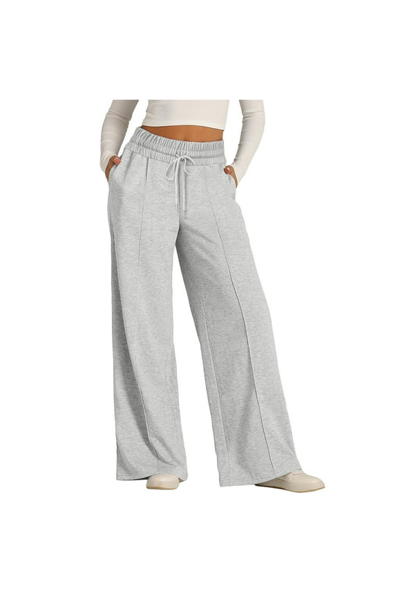 Grey Sweat Pants Juniors Teen Girls Clearance Joggers Active Lounge Pants Ladies Drawstring Teens Sweatpants Sweat Pants Comfortable High Waisted