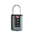 thumbnail image 1 of Grey-TSA Code Lock for Travel Luggage, Changeable Password, for Subscribers, Document, Design, Durable Cabinet Padlock, 1 of 3