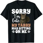 Grey Tabby Cat Owner Gray Tabby Cat Lover T-Shirt Size S-5XL