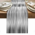 thumbnail image 1 of Grey Table Runner - 36 Inch Long, Kitchen Dining Table Runner Dresser Scarves, Modern Abstract Art Ombre Striped Farmhouse Decor for Coffee Tables Wedding Party Banquet, 1 of 8