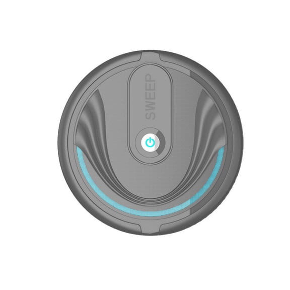 Grey Toy Sweeping Robot For Kids And Pets Auto Direction Change Rechargeable Cleaning Play