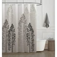 thumbnail image 1 of Grey Trees Shower Curtain Nature Pine Trees, Gray Shower Curtain Sets Grey Farmhouse Country Adventure Rustic Bath Shower Curtain Forest Fabric for Bathroom Waterproof Polyester,72x72 inches, 1 of 6
