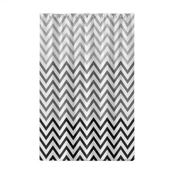 Grey Tub Shower Curtain Liner Geometric Neutral Soft Wrap Around Shower Curtain Liner Washable,Water Repellent