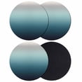 thumbnail image 1 of Grey Turquoise Ombre Coasters Set of 4,Soft Absorbent Coasters for Drinks,Teal Modern Geometric Striped Abstract Art Non-Slip Cup Coaster Mat with Rubber Bottom for Home Kitchen Coffee Table Decor 4", 1 of 9