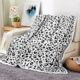 thumbnail image 1 of Grey Ultra Soft Leopard Throw Blanket, Comfy Cozy Lightweight Flannel Fluffy Cheetah Print Blanket Fuzzy Warm Cute for Throw Blanket for Couch Sofa Chair Bed, 60X90IN, 1 of 5