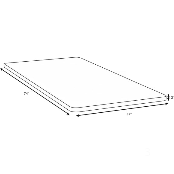 Grey Upholstered Bunkie Board for Twin Bed, Low Profile Mattress Foundation for Platform and Bunk Beds, No Box Spring Needed