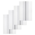 thumbnail image 1 of Grey Vertical Striped Kitchen Dish Towels for Drying Dishes Set of 4, White Modern Simple Geometric Waffle Weave Microfiber Hand Tea Bathroom Towels Quick Dry & Absorbent Towel 15.7x23.6, 1 of 7