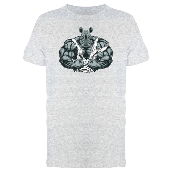 Grey Very Strong Rhino Tee Men's -Image by Shutterstock