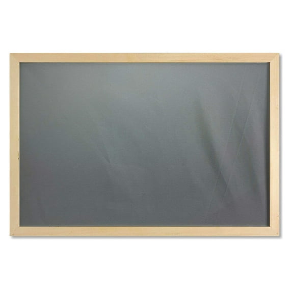 Grey Wall Art with Frame, Digital Creation of an Abstract Dark Colored Background Classical Print, Printed Fabric Poster for Bathroom Living Room Dorms, 35" x 23", Sage Green Grey Teal, by Ambesonne