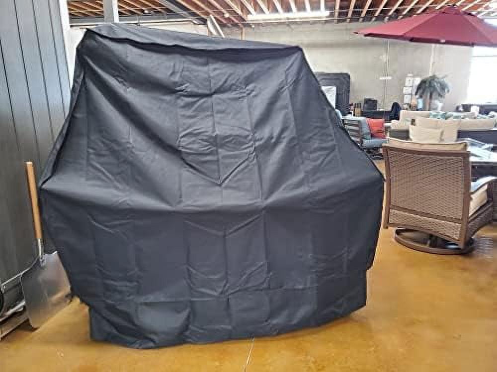 Grey Waterproof Canvas Grill Cover For Argentine Santa Maria Parilla