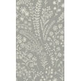 thumbnail image 1 of Grey Whimsical Leaf Trail Tropical Wallpaper R8392, 1 of 4