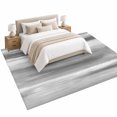 Grey and White Abstract Area Rug 6'x9', Mottled Oil Painting Texture ...